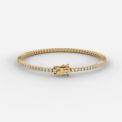 Sloane Classic Tennis Bracelet - Round - AYKA JEWELS