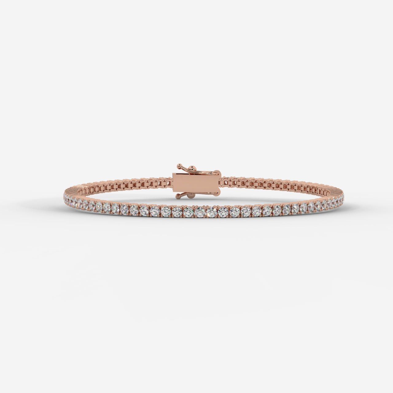Sloane Classic Tennis Bracelet - Round - AYKA JEWELS