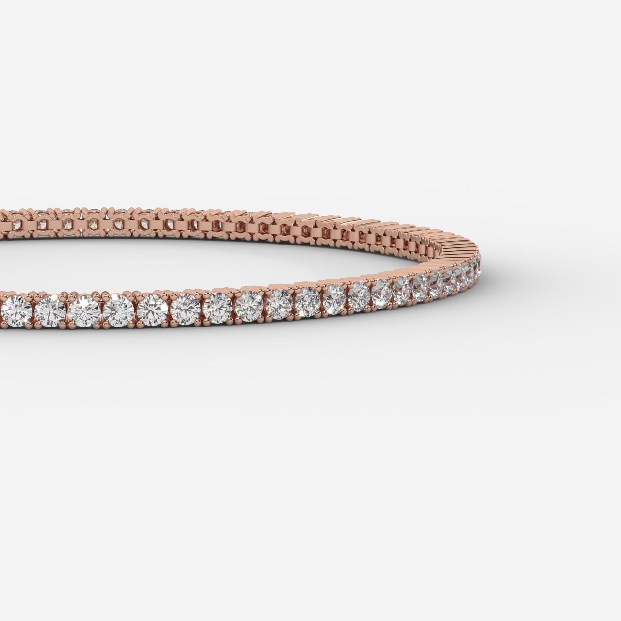 Sloane Classic Tennis Bracelet - Round - AYKA JEWELS