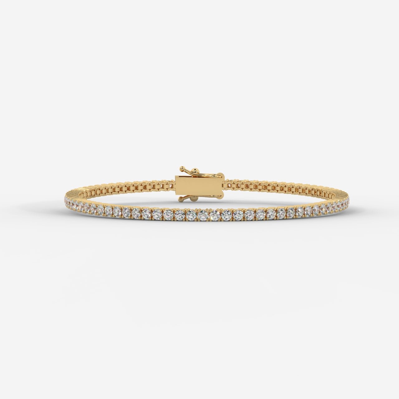 Sloane Classic Tennis Bracelet - Round - AYKA JEWELS