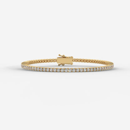 Sloane Classic Tennis Bracelet - Round - AYKA JEWELS