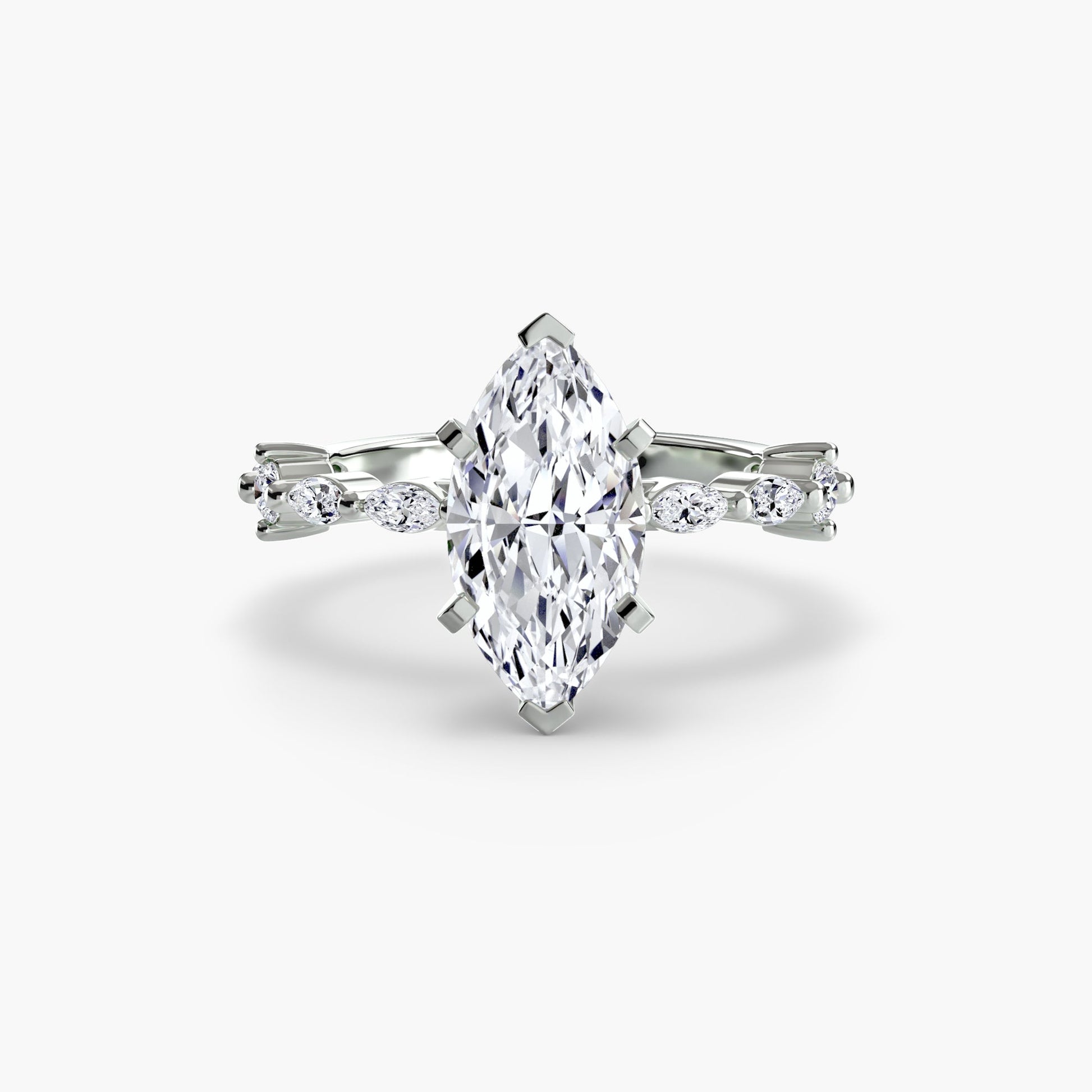 Solitaire with Eternity Pavé - AYKA JEWELS