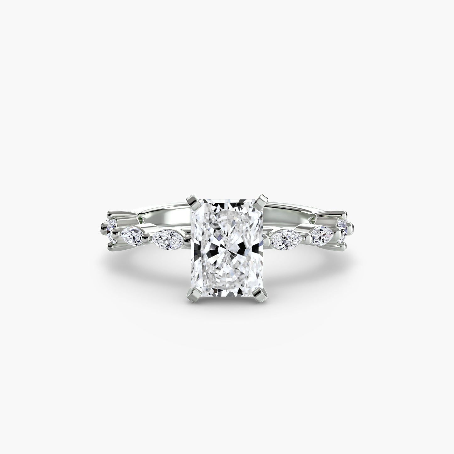 Solitaire with Eternity Pavé - AYKA JEWELS