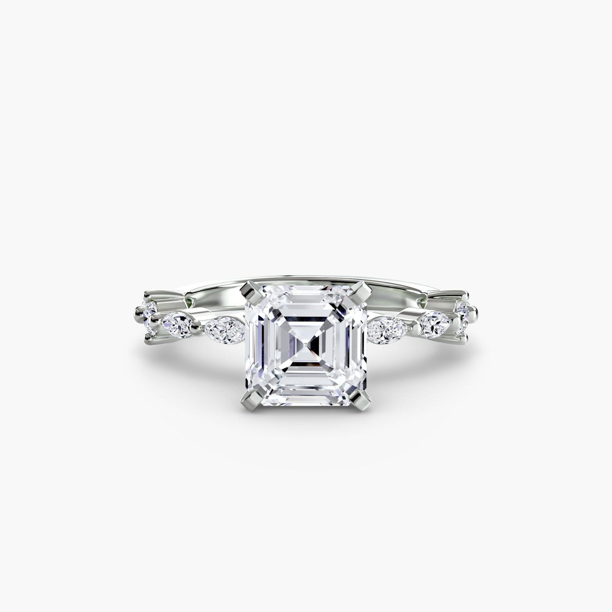 Solitaire with Eternity Pavé - AYKA JEWELS