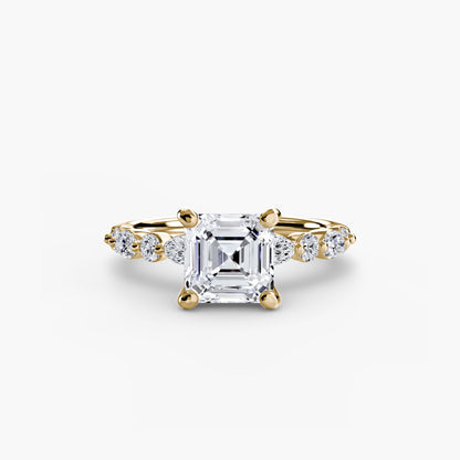 Solitaire with Eternity Pavé 2 - AYKA JEWELS