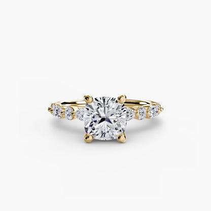 Solitaire with Eternity Pavé 2 - AYKA JEWELS