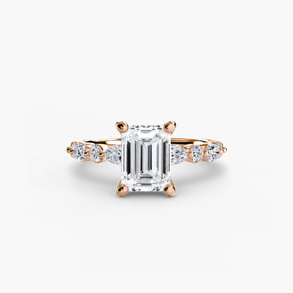 Solitaire with Eternity Pavé 2 - AYKA JEWELS