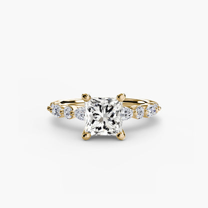 Solitaire with Eternity Pavé 2 - AYKA JEWELS
