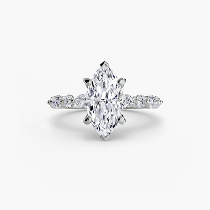 Solitaire with Eternity Pavé 2 - AYKA JEWELS