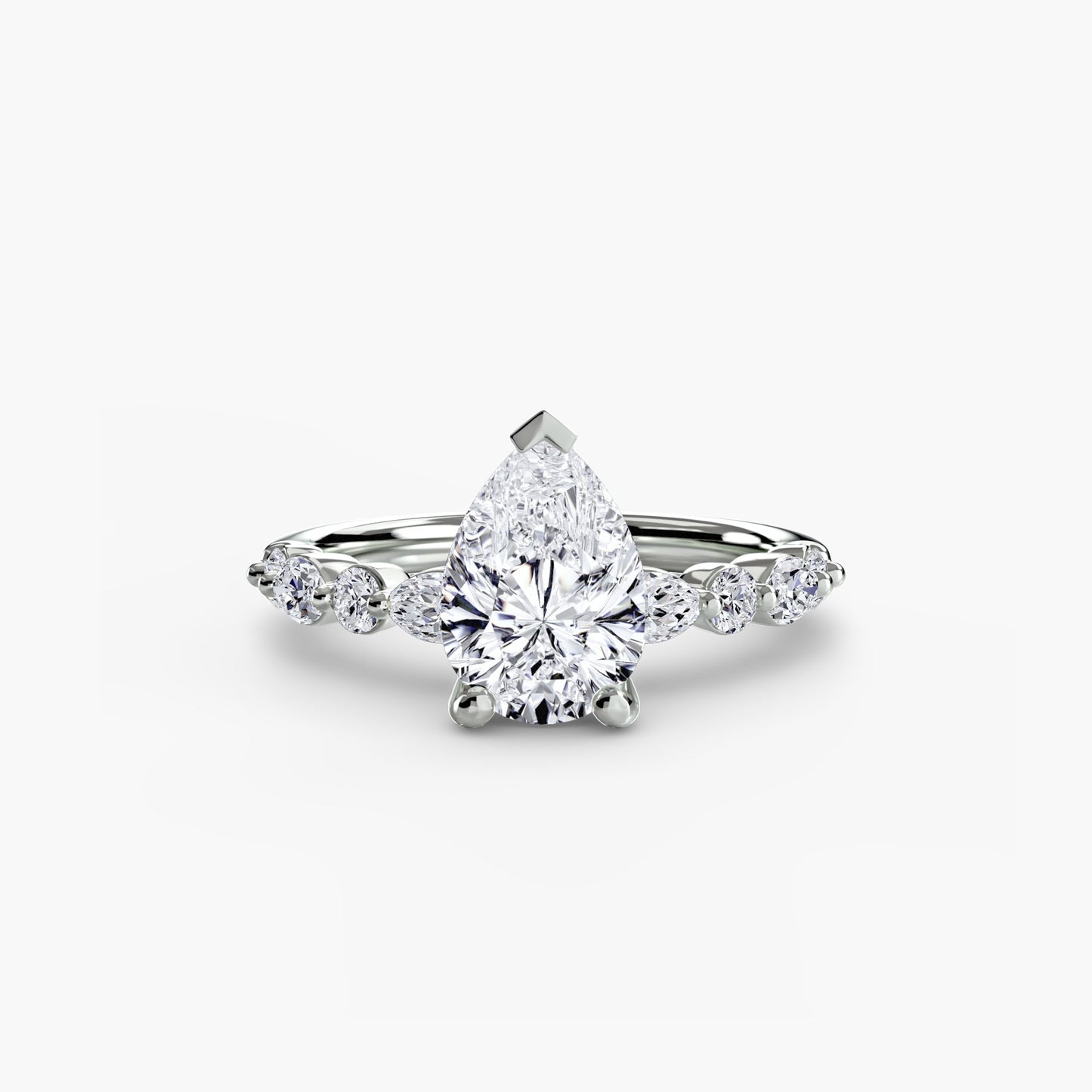 Solitaire with Eternity Pavé 2 - AYKA JEWELS