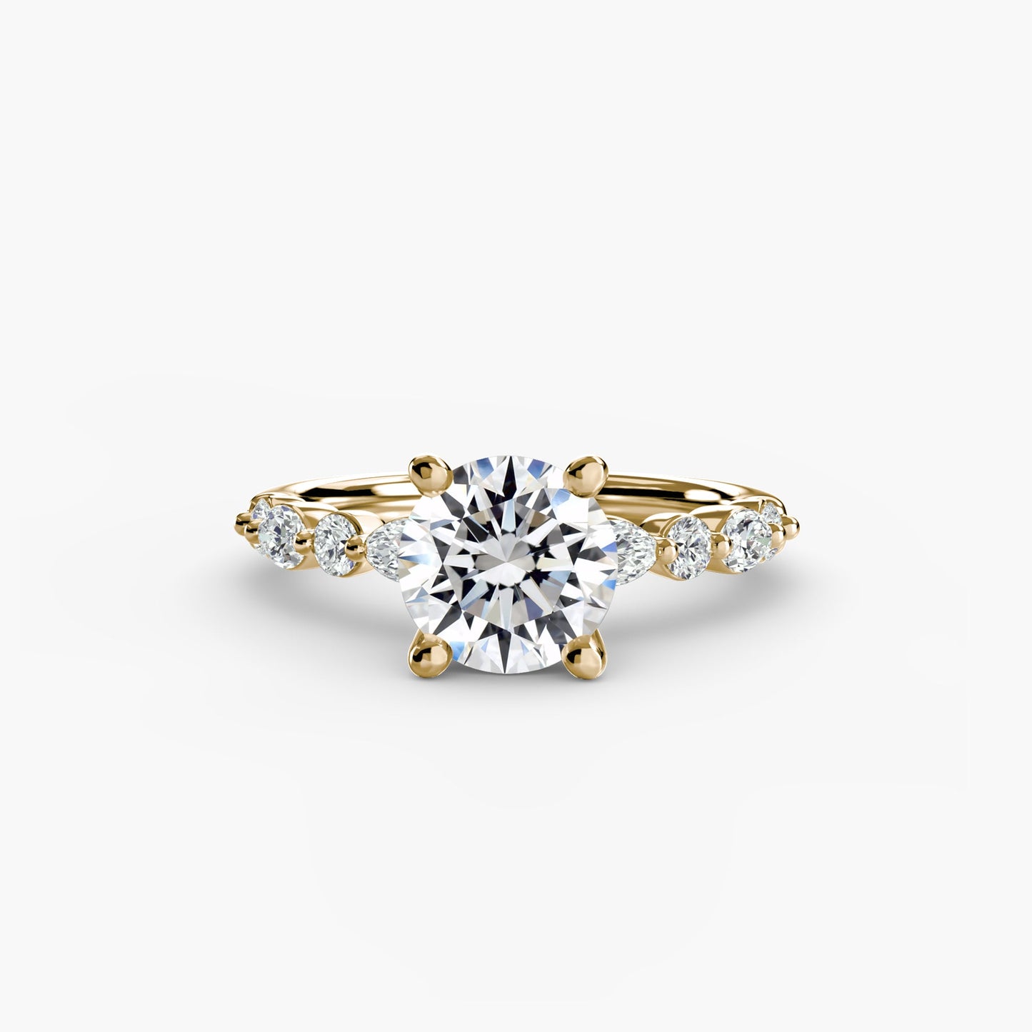 Solitaire with Eternity Pavé 2 - AYKA JEWELS