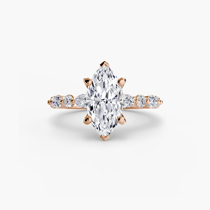 Solitaire with Eternity Pavé 2 - AYKA JEWELS
