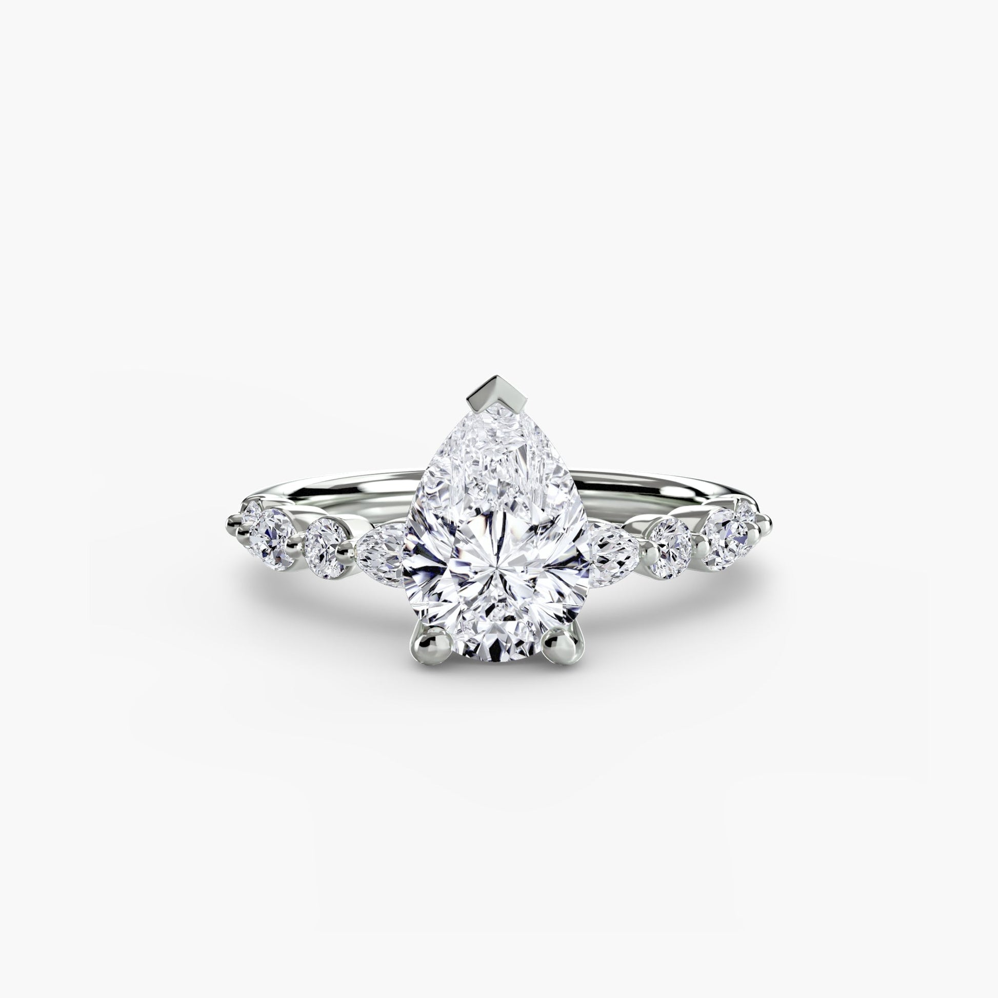 Solitaire with Eternity Pavé 2 - AYKA JEWELS