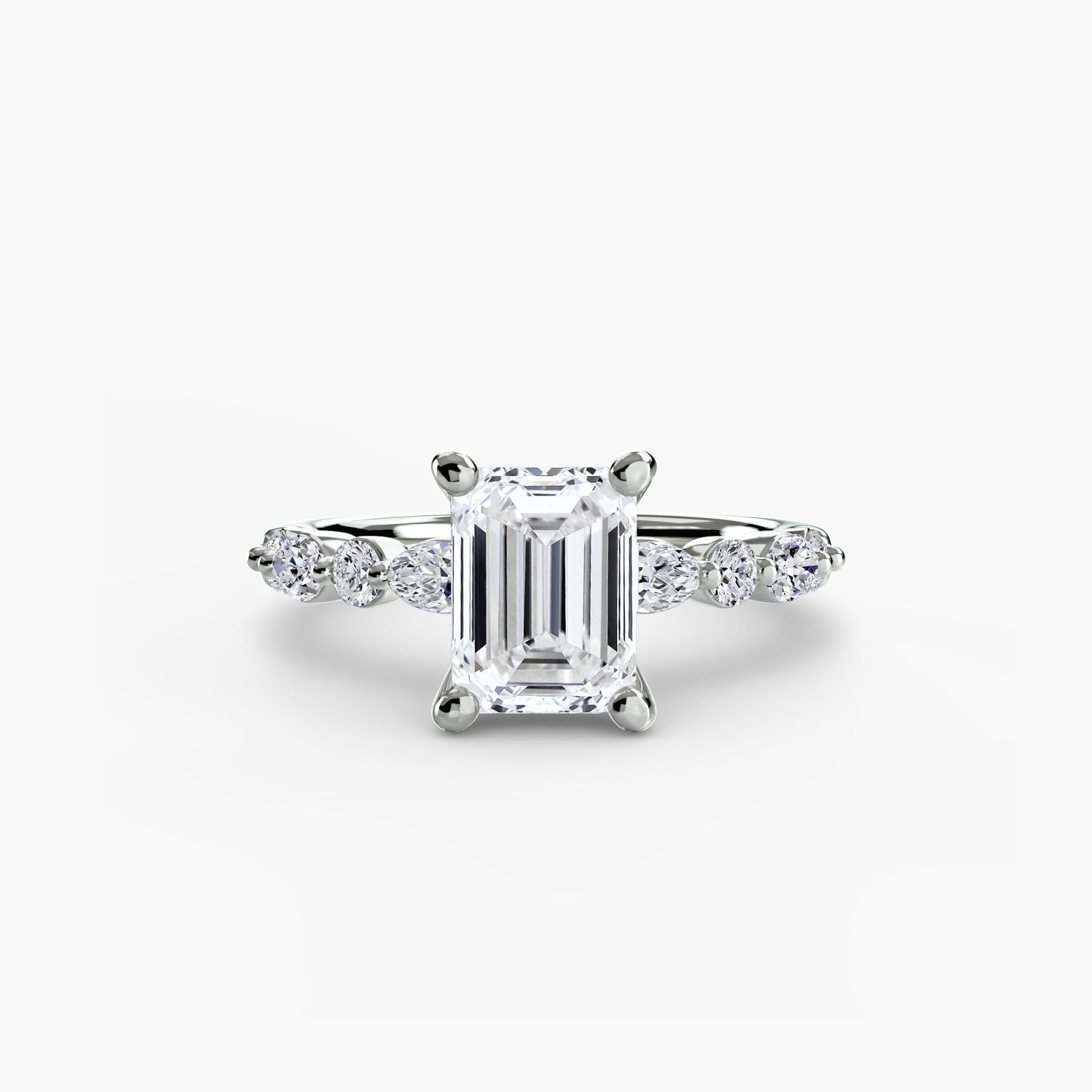 Solitaire with Eternity Pavé 2 - AYKA JEWELS