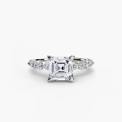 Solitaire with Eternity Pavé 2 - AYKA JEWELS