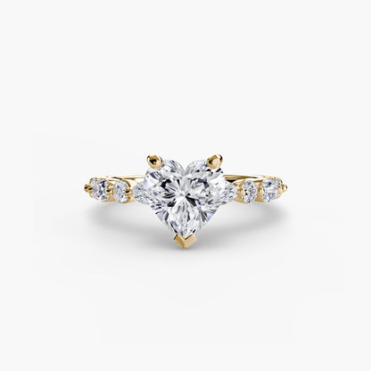 Solitaire with Eternity Pavé 2 - AYKA JEWELS