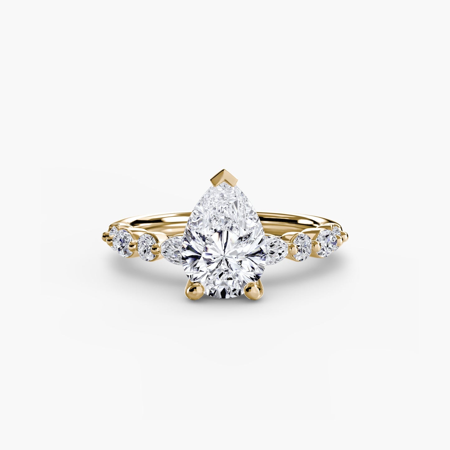 Solitaire with Eternity Pavé 2 - AYKA JEWELS