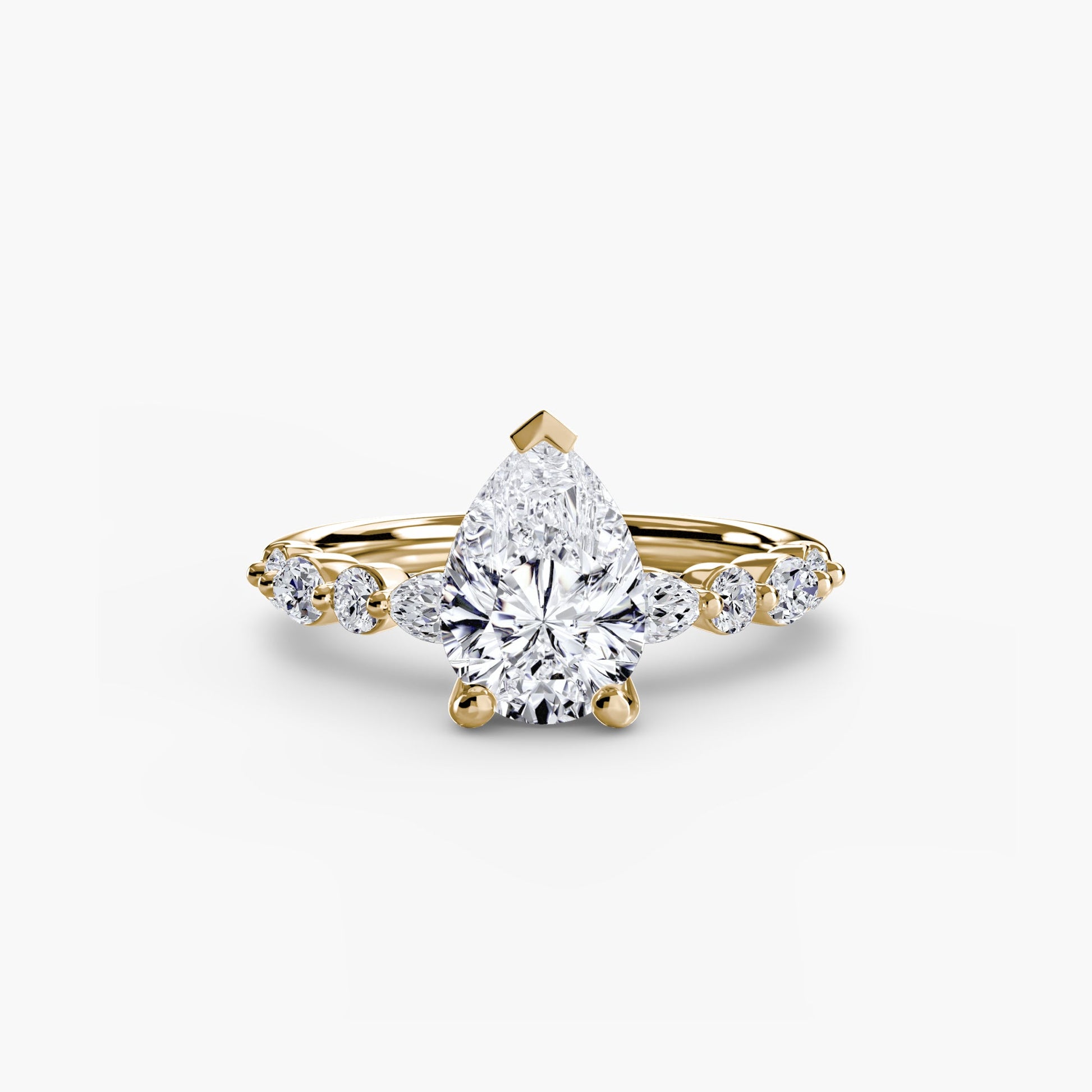 Solitaire with Eternity Pavé 2 - AYKA JEWELS