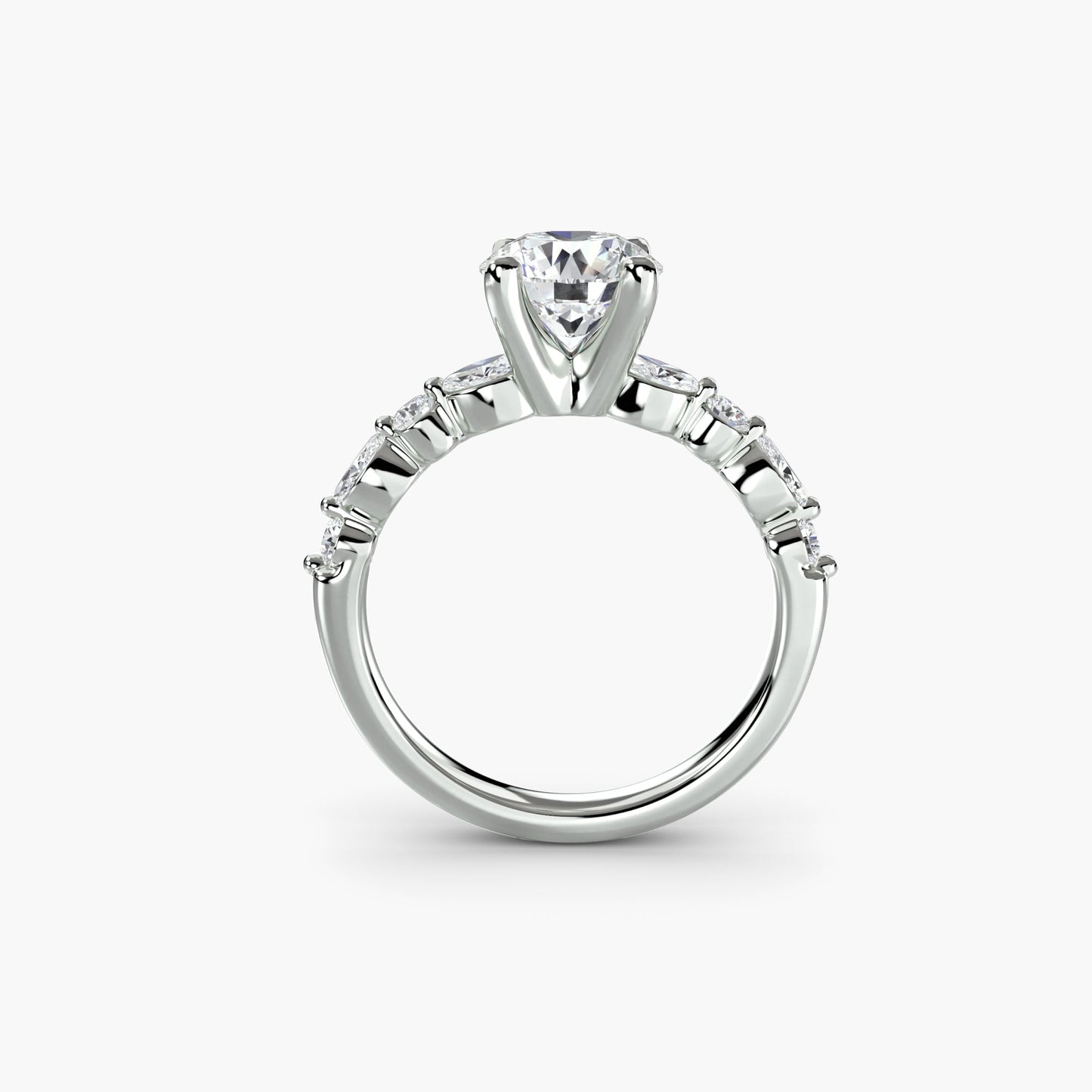 Solitaire with Eternity Pavé 2 - AYKA JEWELS