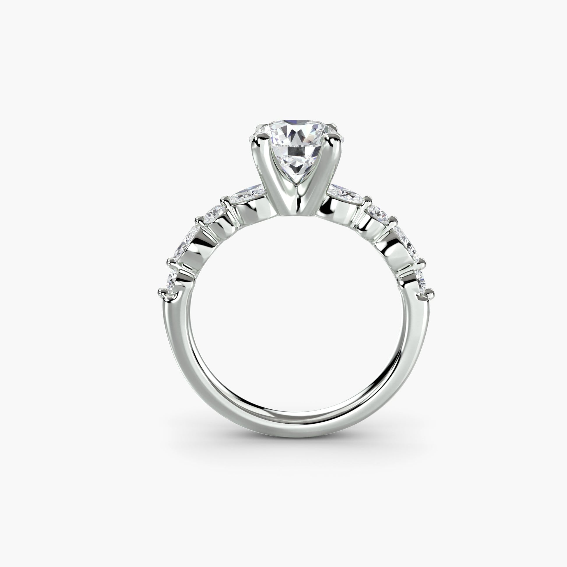 Solitaire with Eternity Pavé 2 - AYKA JEWELS