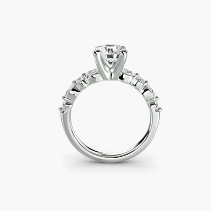 Solitaire with Eternity Pavé 2 - AYKA JEWELS