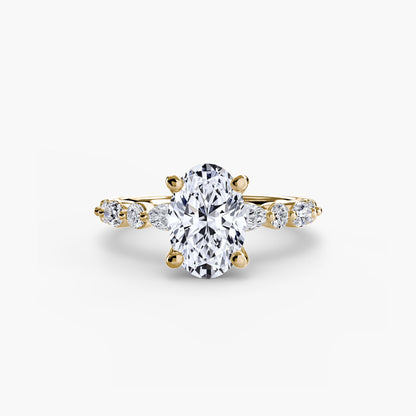 Solitaire with Eternity Pavé 2 - AYKA JEWELS