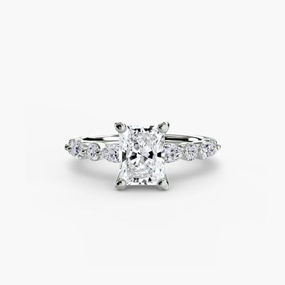 Solitaire with Eternity Pavé 2 - AYKA JEWELS