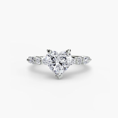 Solitaire with Eternity Pavé 2 - AYKA JEWELS