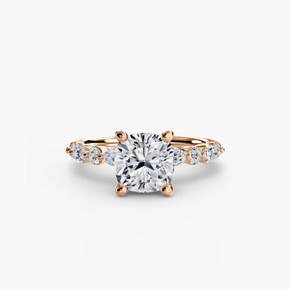 Solitaire with Eternity Pavé 2 - AYKA JEWELS