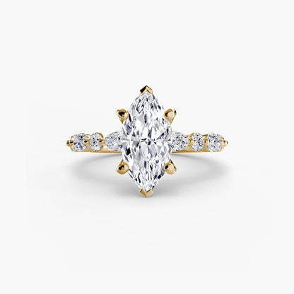 Solitaire with Eternity Pavé 2 - AYKA JEWELS