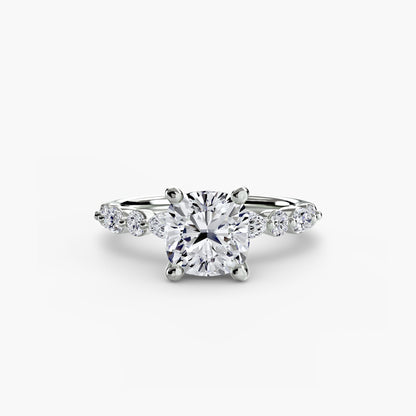 Solitaire with Eternity Pavé 2 - AYKA JEWELS