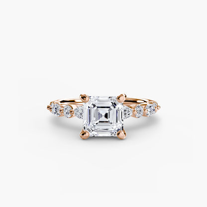 Solitaire with Eternity Pavé 2 - AYKA JEWELS