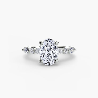 Solitaire with Eternity Pavé 2 - AYKA JEWELS