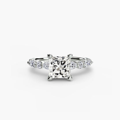 Solitaire with Eternity Pavé 2 - AYKA JEWELS