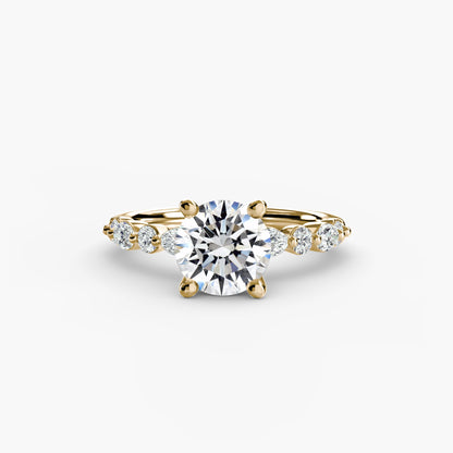 Solitaire with Eternity Pavé 2 - AYKA JEWELS