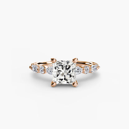 Solitaire with Eternity Pavé 2 - AYKA JEWELS
