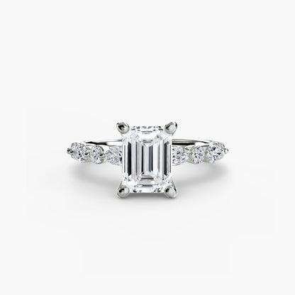 Solitaire with Eternity Pavé 2 - AYKA JEWELS
