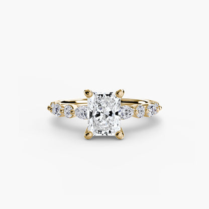 Solitaire with Eternity Pavé 2 - AYKA JEWELS