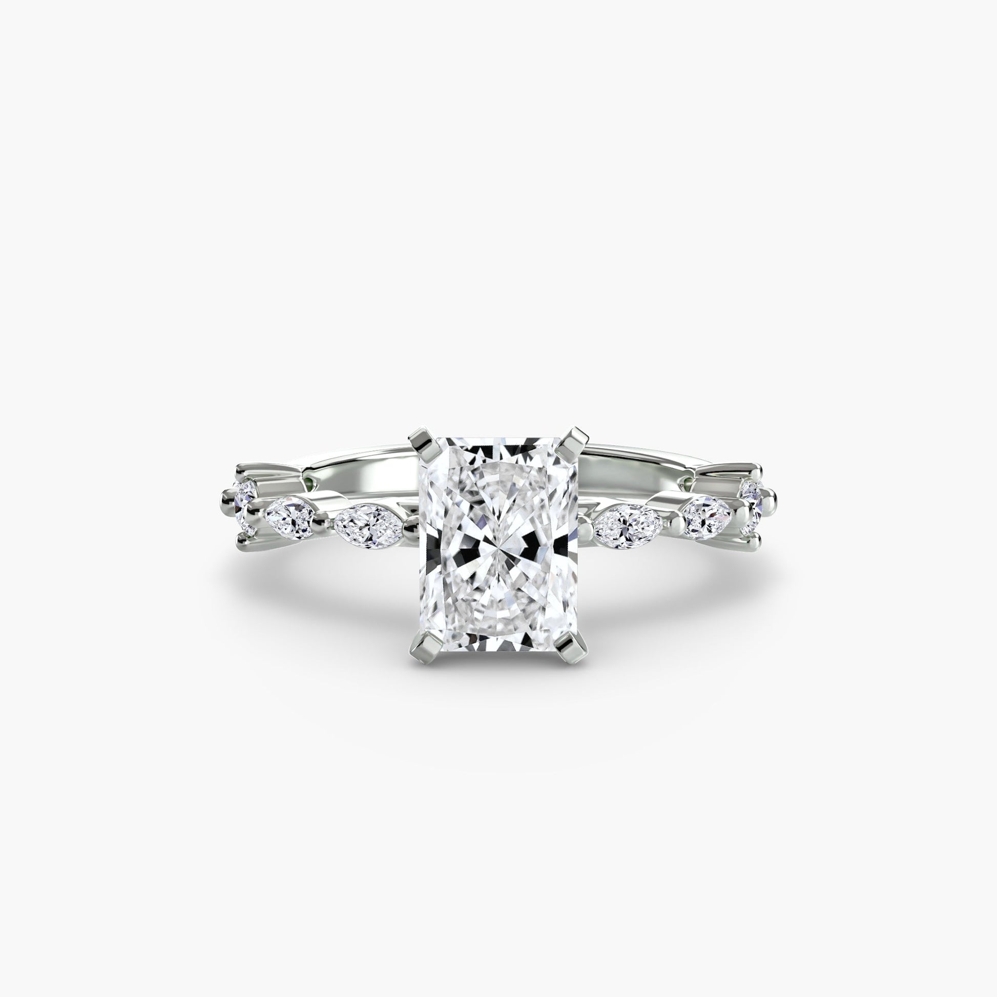 Solitaire with Eternity Pavé - AYKA JEWELS