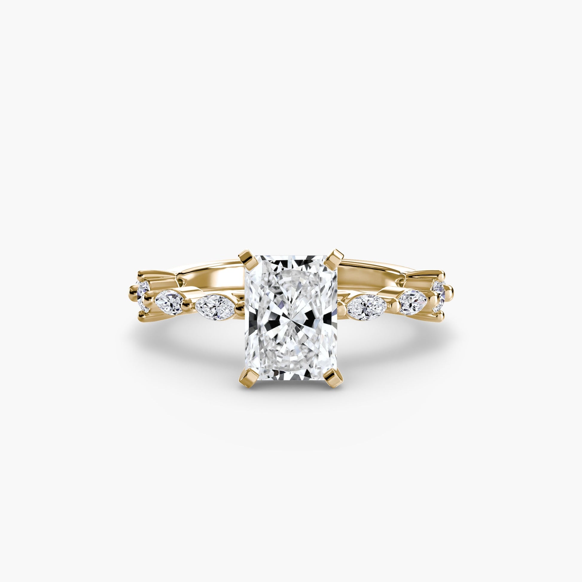 Solitaire with Eternity Pavé - AYKA JEWELS
