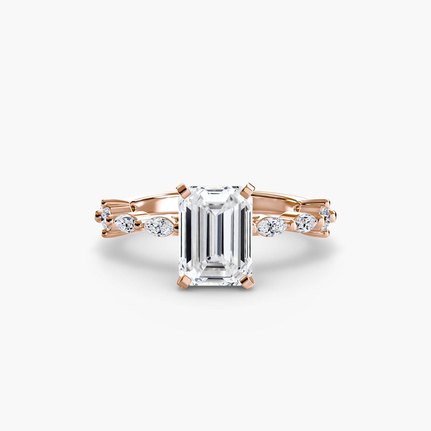 Solitaire with Eternity Pavé - AYKA JEWELS