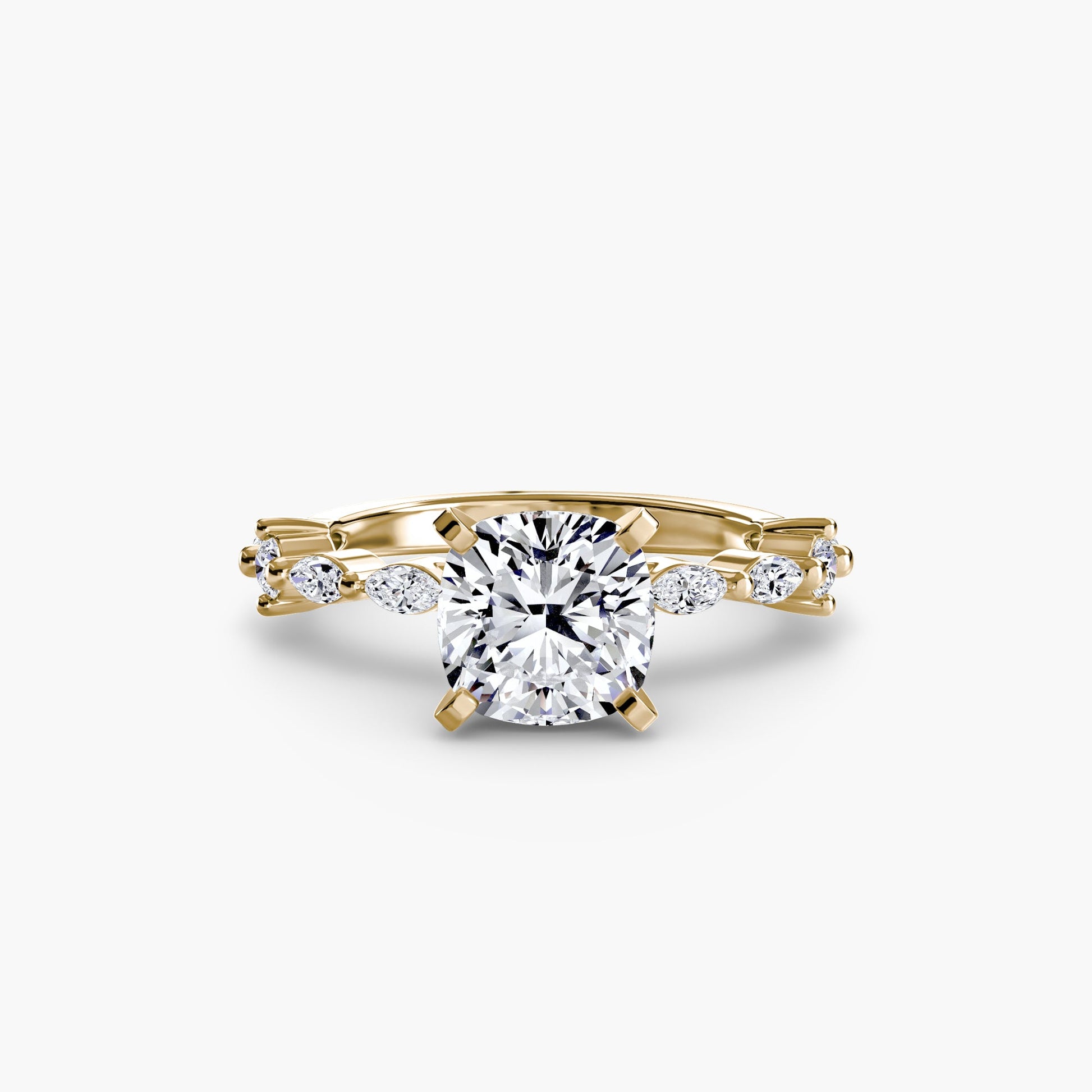 Solitaire with Eternity Pavé - AYKA JEWELS