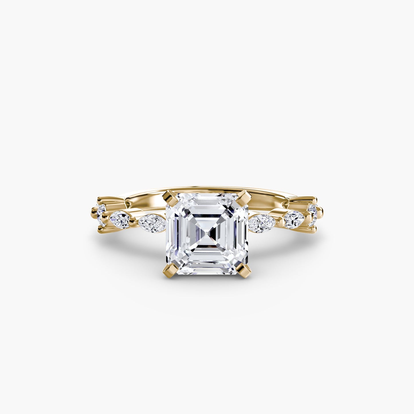 Solitaire with Eternity Pavé - AYKA JEWELS