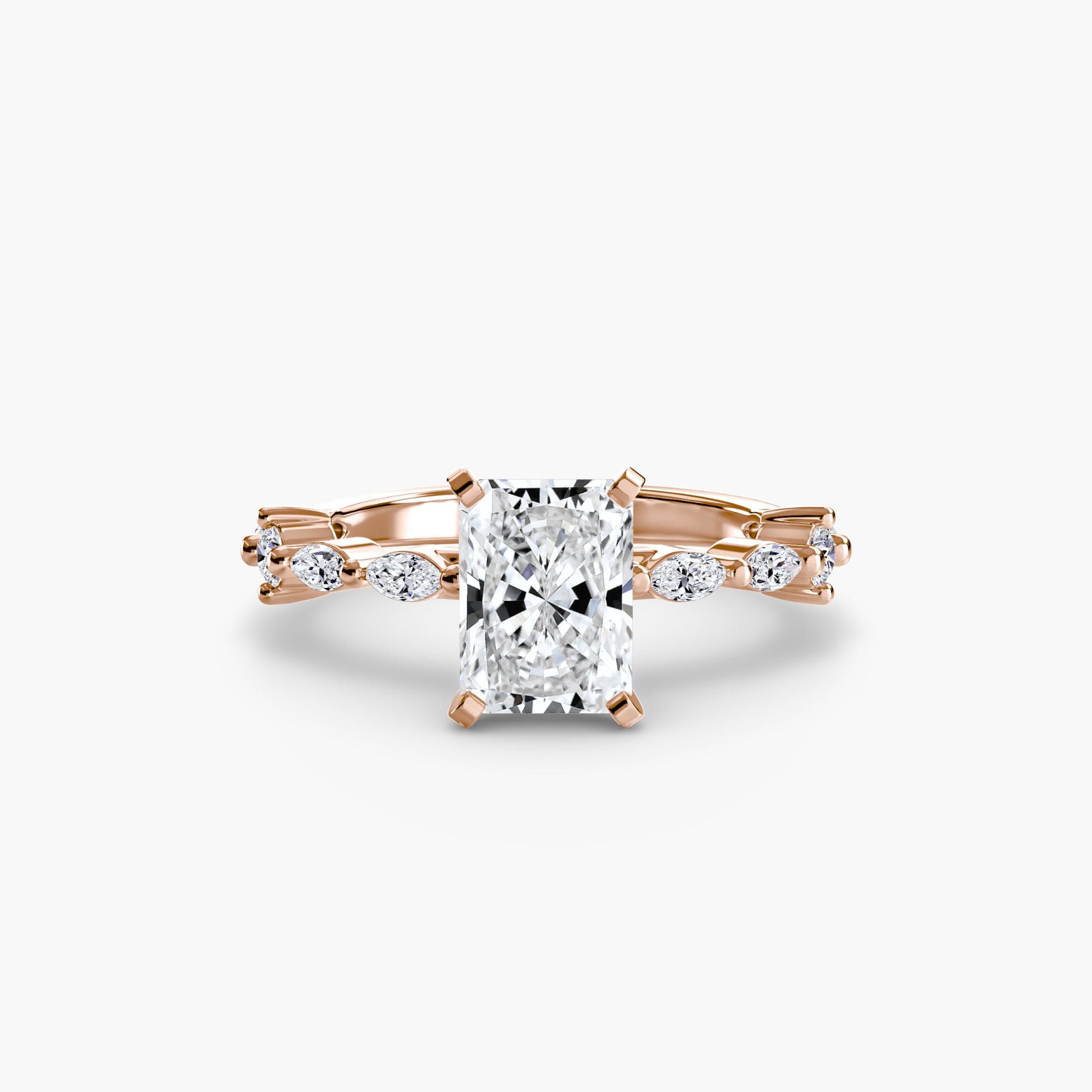 Solitaire with Eternity Pavé - AYKA JEWELS