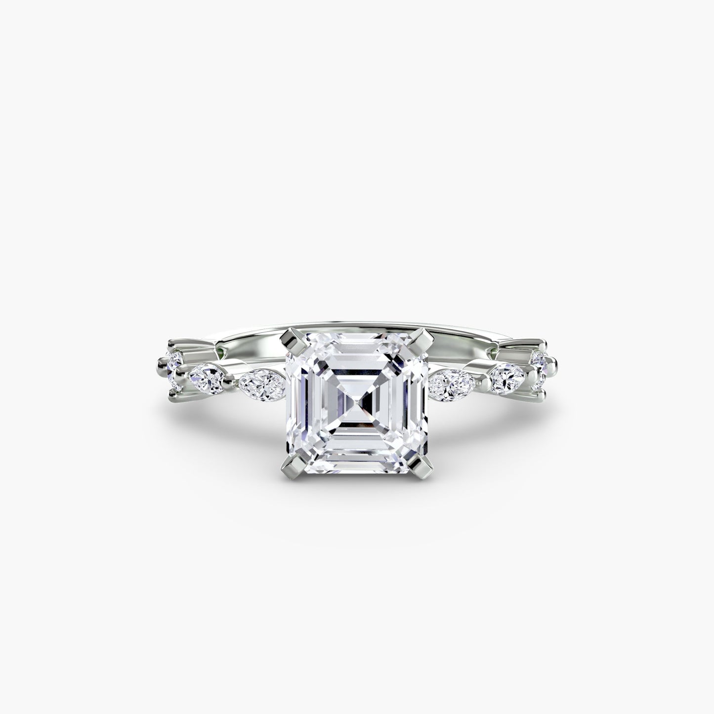 Solitaire with Eternity Pavé - AYKA JEWELS