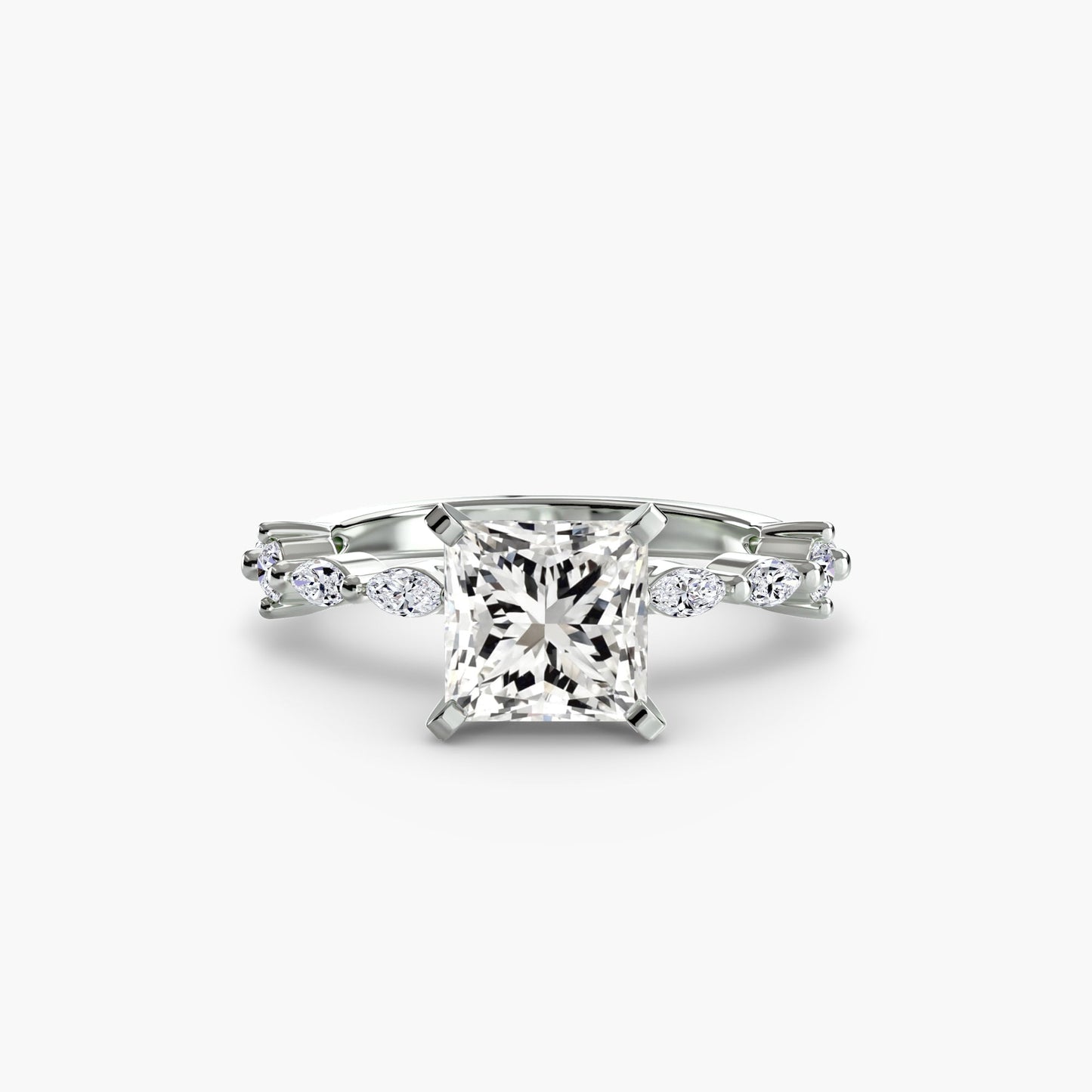 Solitaire with Eternity Pavé - AYKA JEWELS