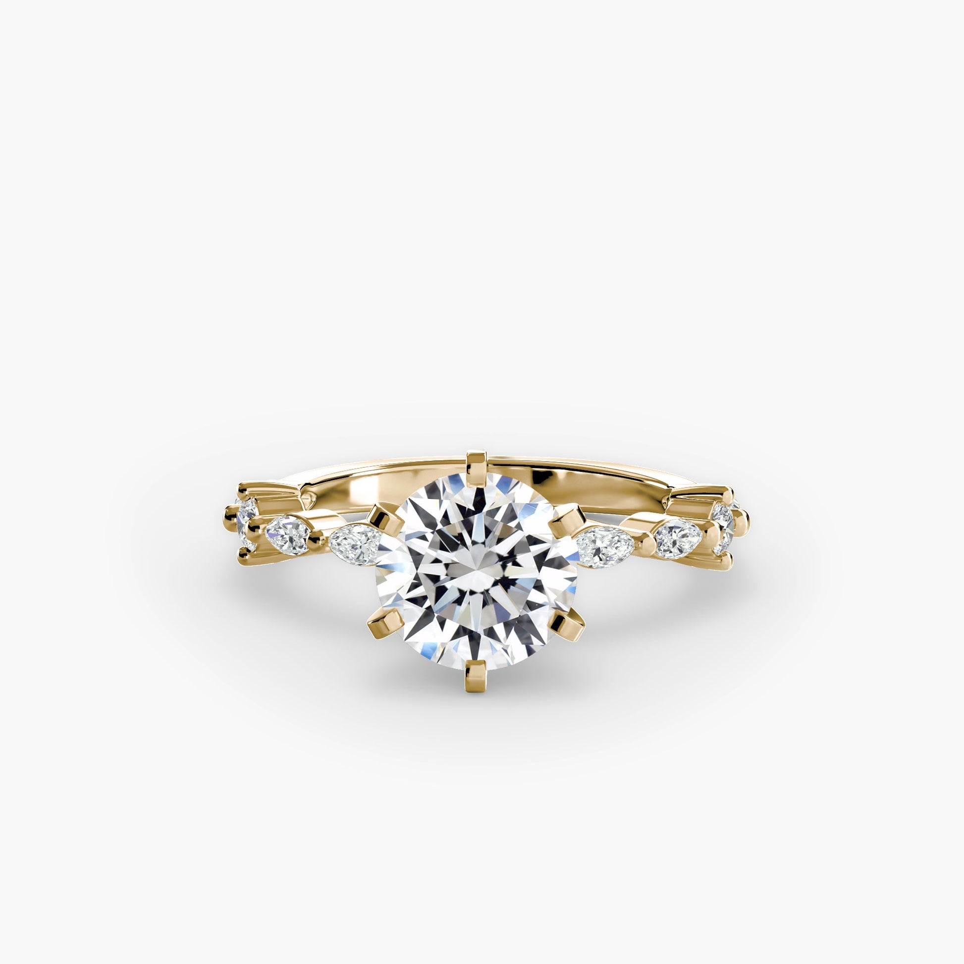 Solitaire with Eternity Pavé - AYKA JEWELS