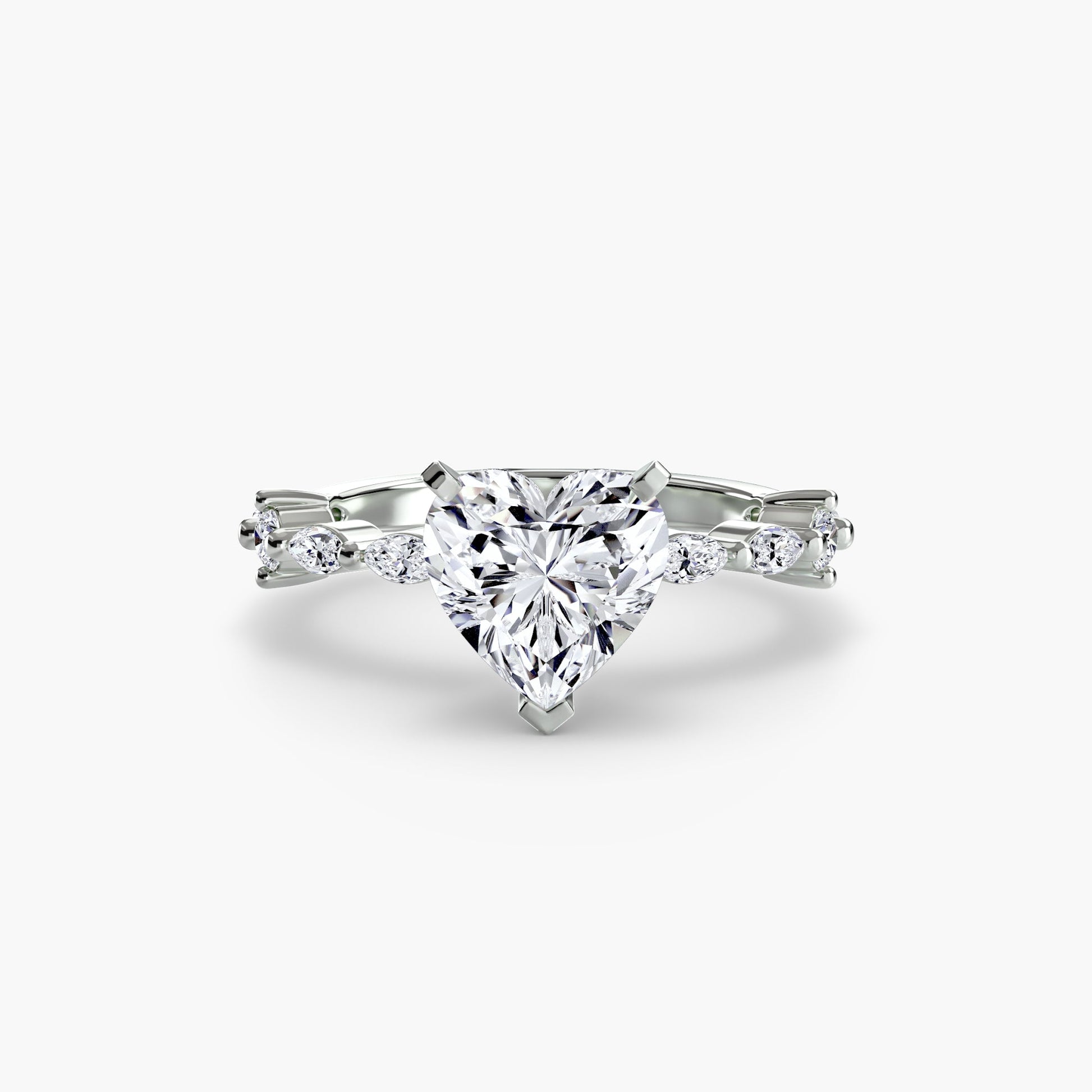 Solitaire with Eternity Pavé - AYKA JEWELS