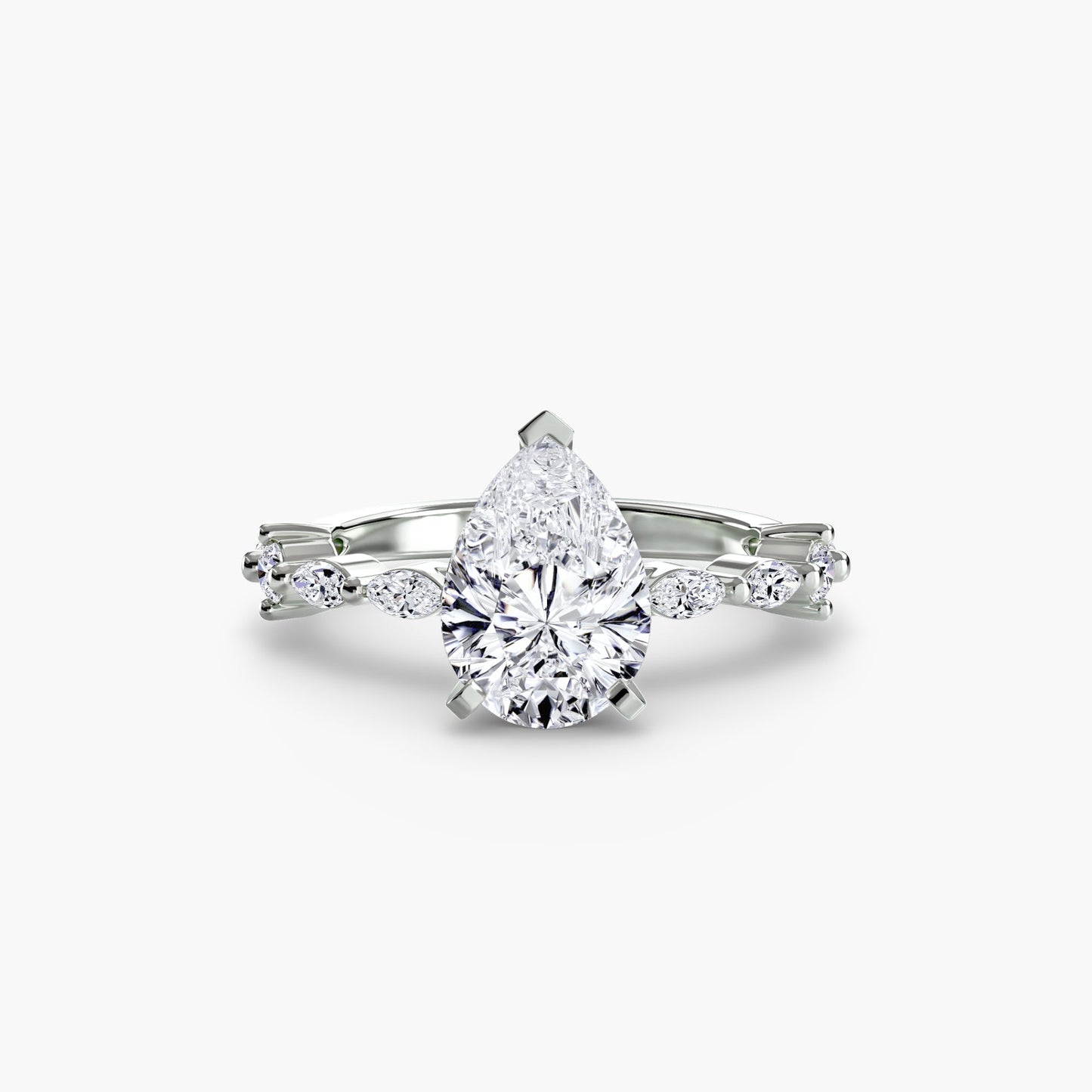 Solitaire with Eternity Pavé - AYKA JEWELS