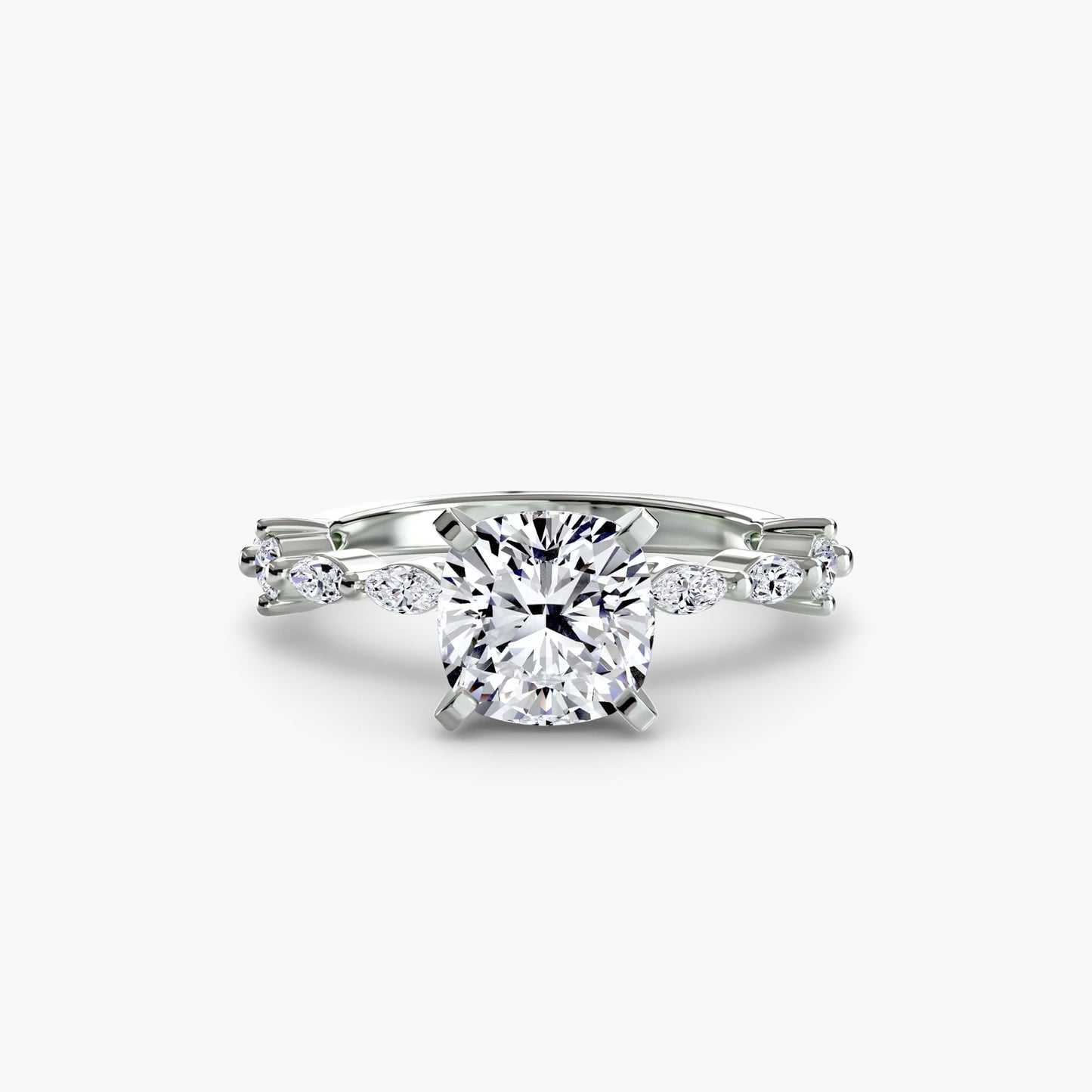 Solitaire with Eternity Pavé - AYKA JEWELS